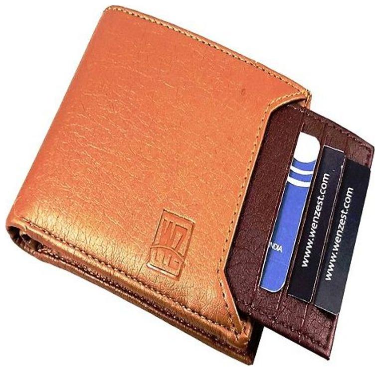 

WZ WENZEST Men Brown Leather Bi-Fold Wallet ( Pack of 1 )