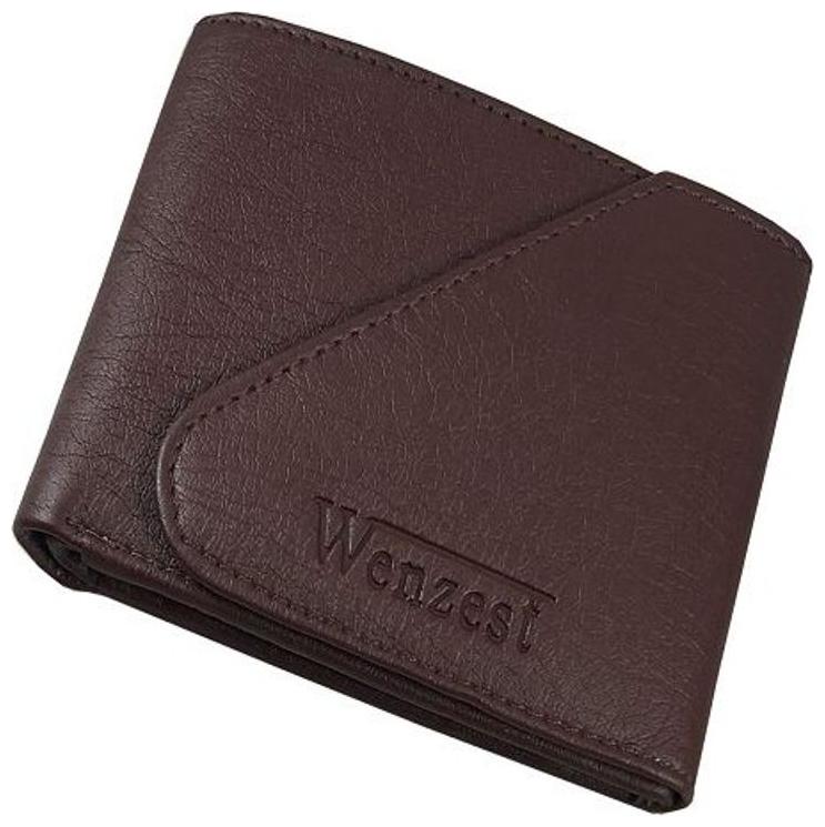 

WZ WENZEST Men Brown Pu Tri Fold Wallet ( Pack of 1 )
