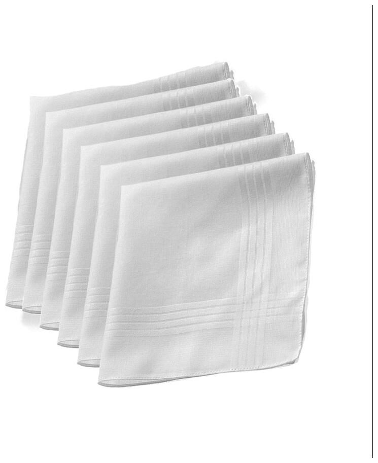

white handkerchief - pack of 6