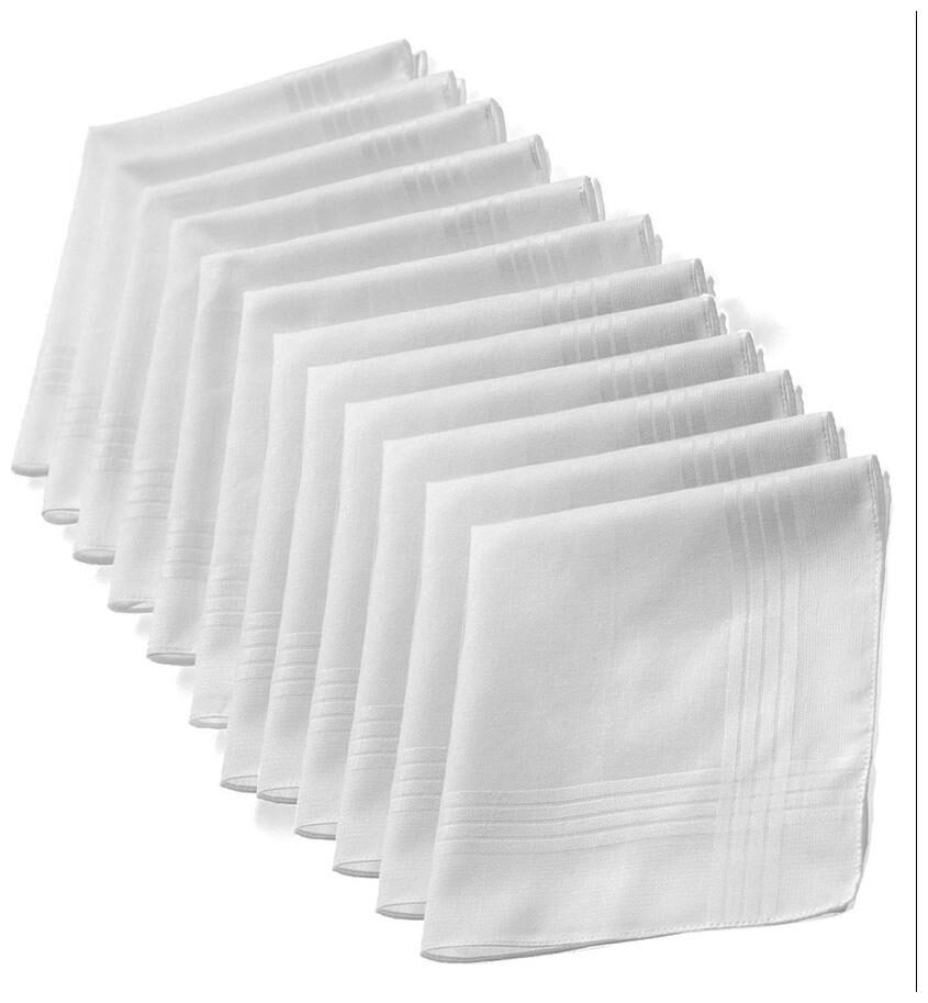 

white handkerchief