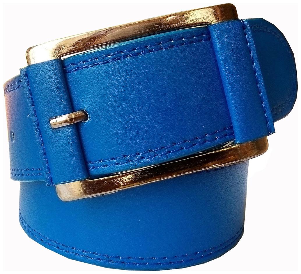 

Wholesome Deal men s blue non leather pin buckle belt(28)