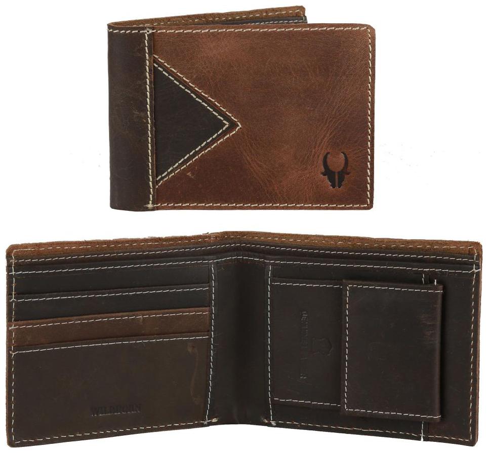 

WildHorn Brown Genuine Hunter Men s Leather Wallet