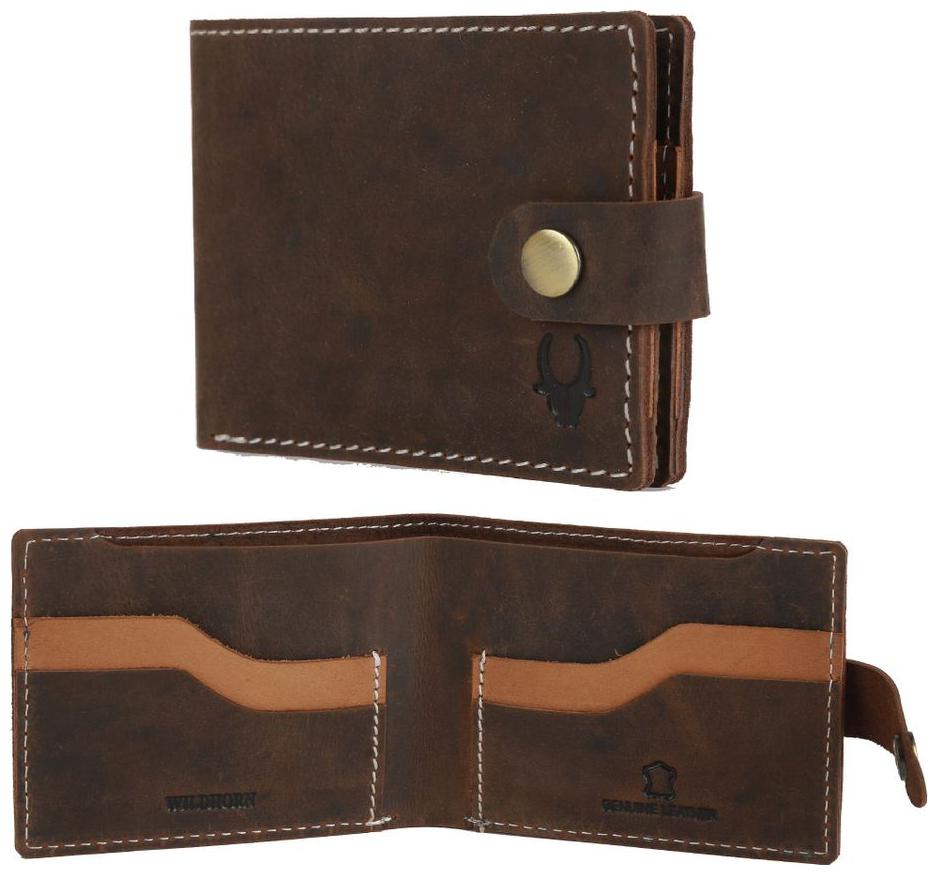 

WildHorn Brown Hand Crafted Genuine Men s Leather Wallet