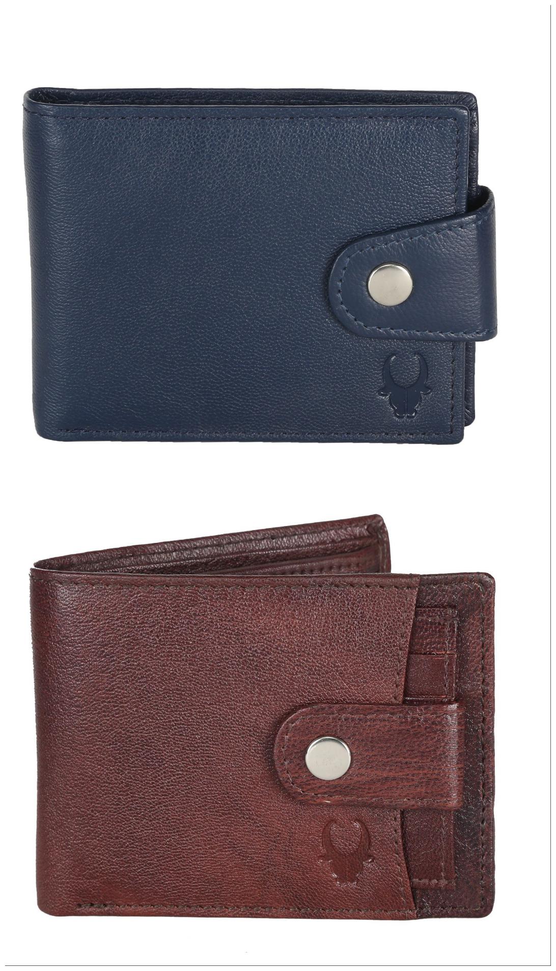 Wildhorn Genuine Leather Combo Of 2 Wallet