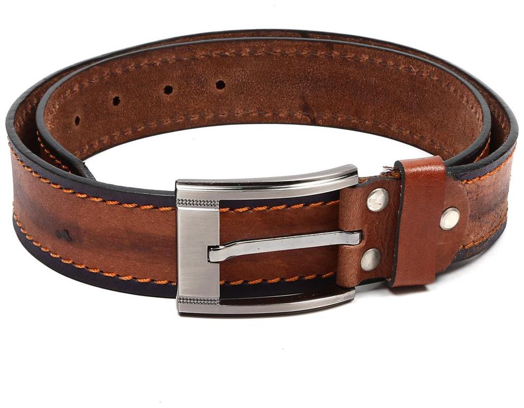 

WildHorn Men Casual Brown Genuine Leather Belt