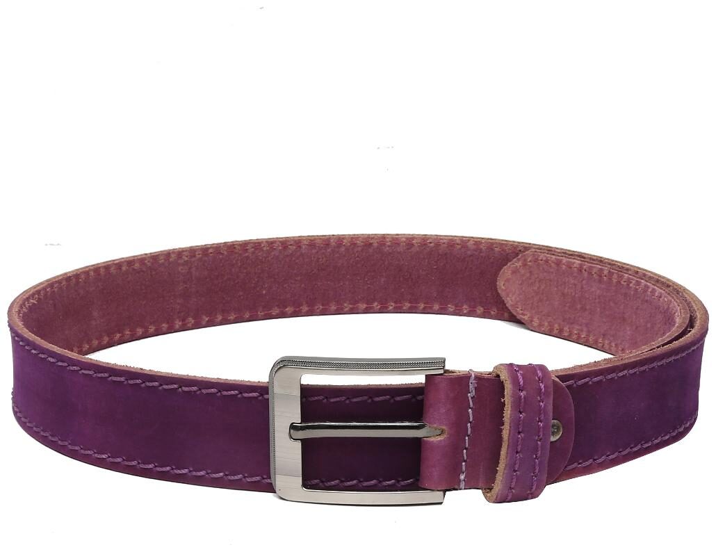 

WildHorn Men Casual Purple Genuine Leather Belt