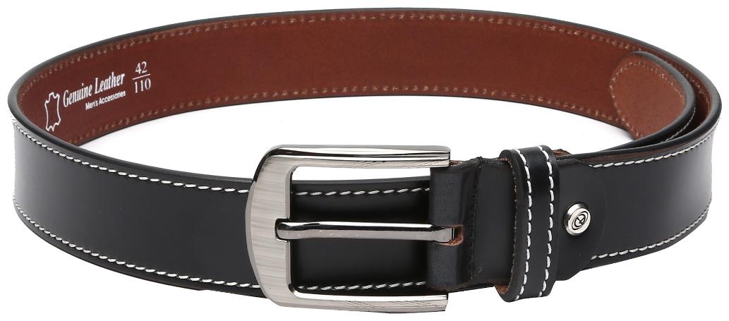 

WildHorn Men Casual Black Genuine Leather Belt