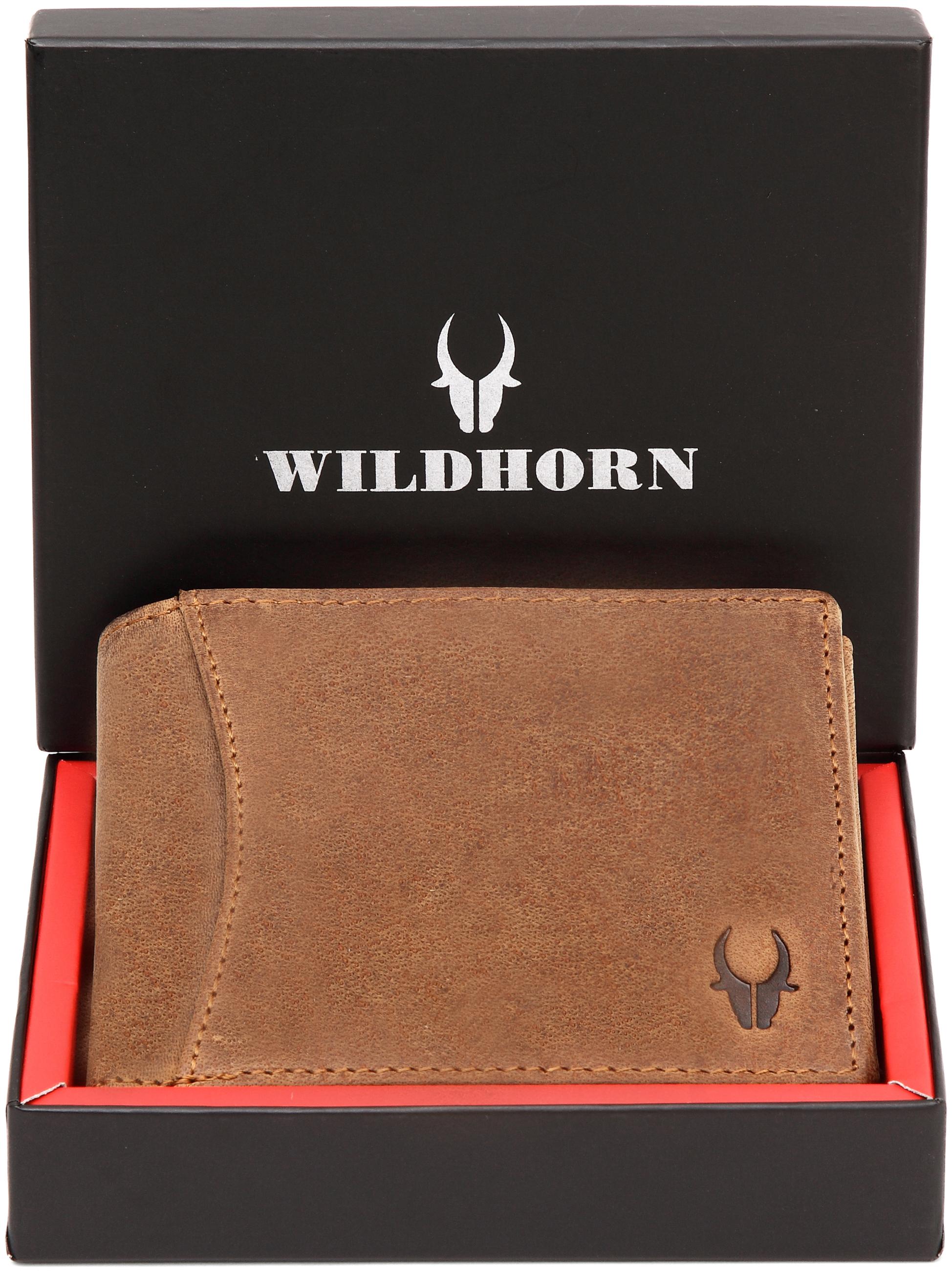 

WildHorn Men Tan Leather Bi-Fold Wallet ( Pack of 1 )