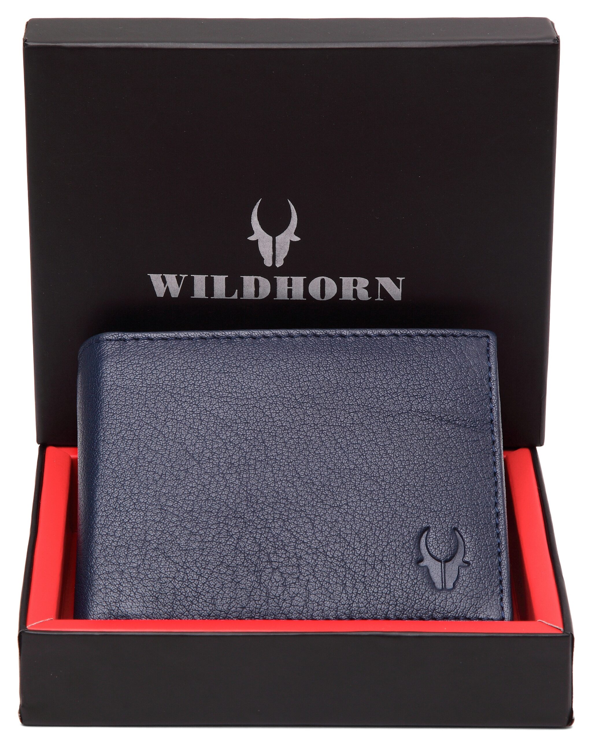 

WildHorn Men Blue Leather Bi-Fold Wallet ( Pack of 1 )