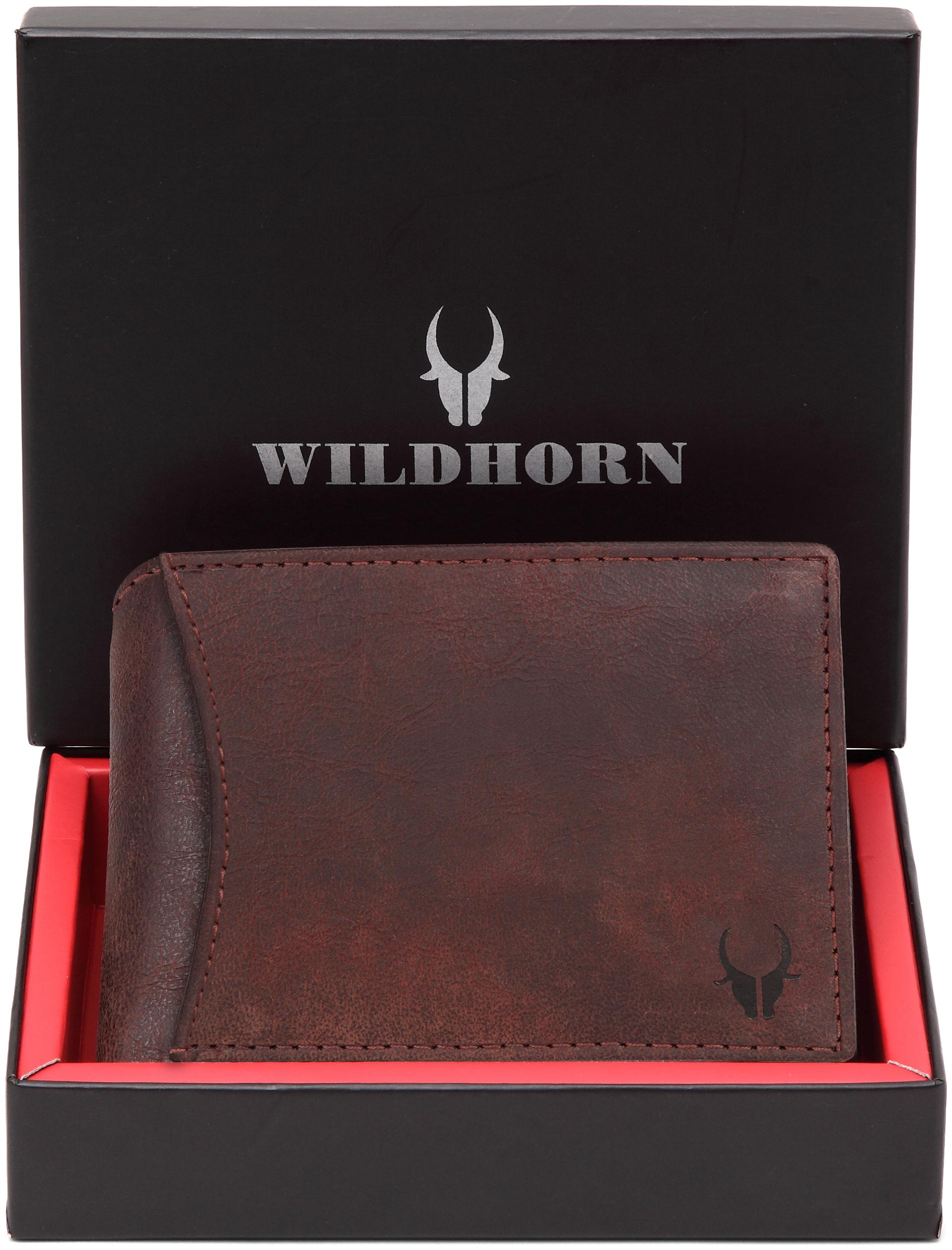 

WildHorn Men Brown Leather Bi-Fold Wallet ( Pack of 1 )