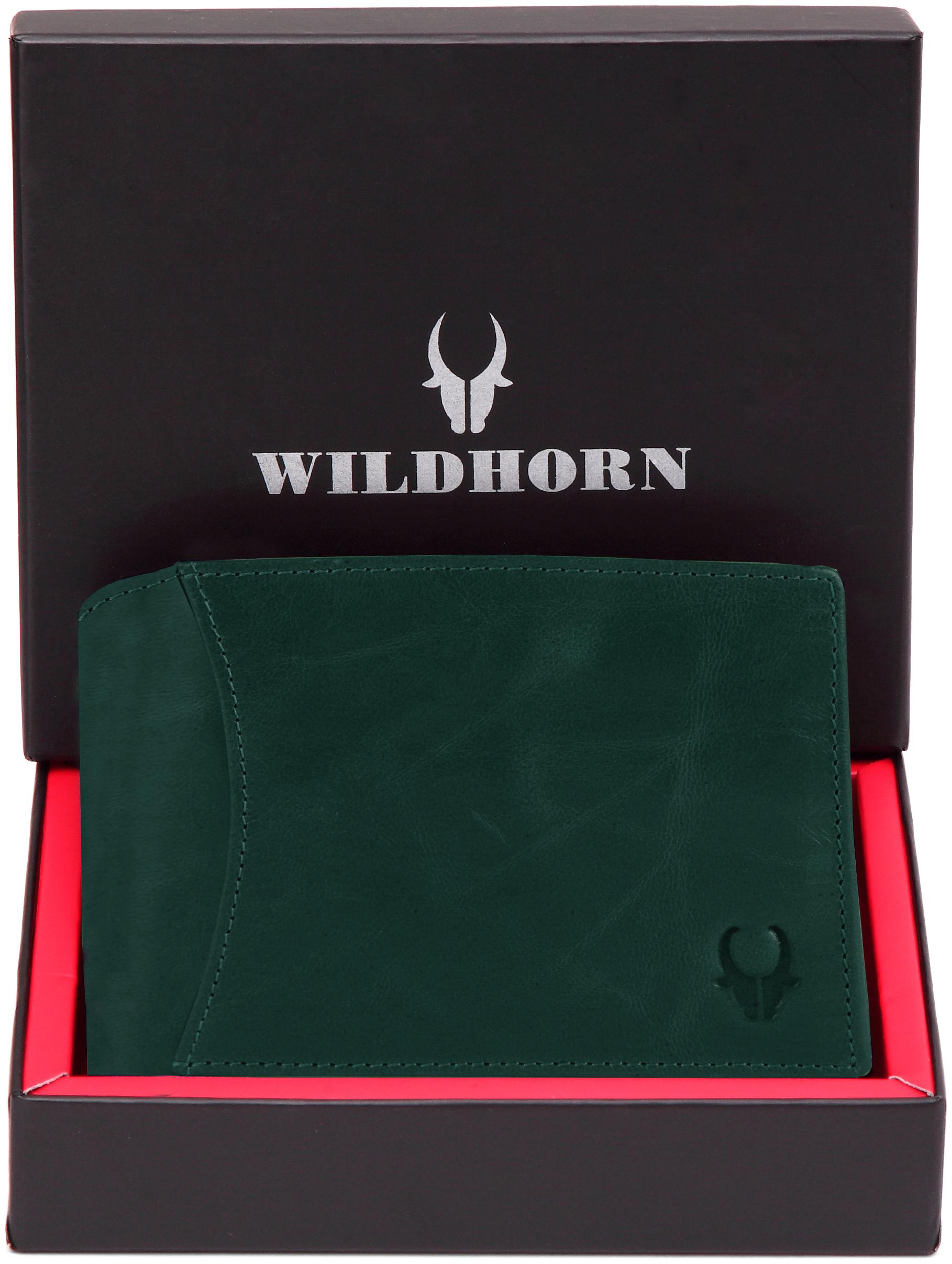 

WildHorn Men Blue Leather Bi-Fold Wallet ( Pack of 1 )