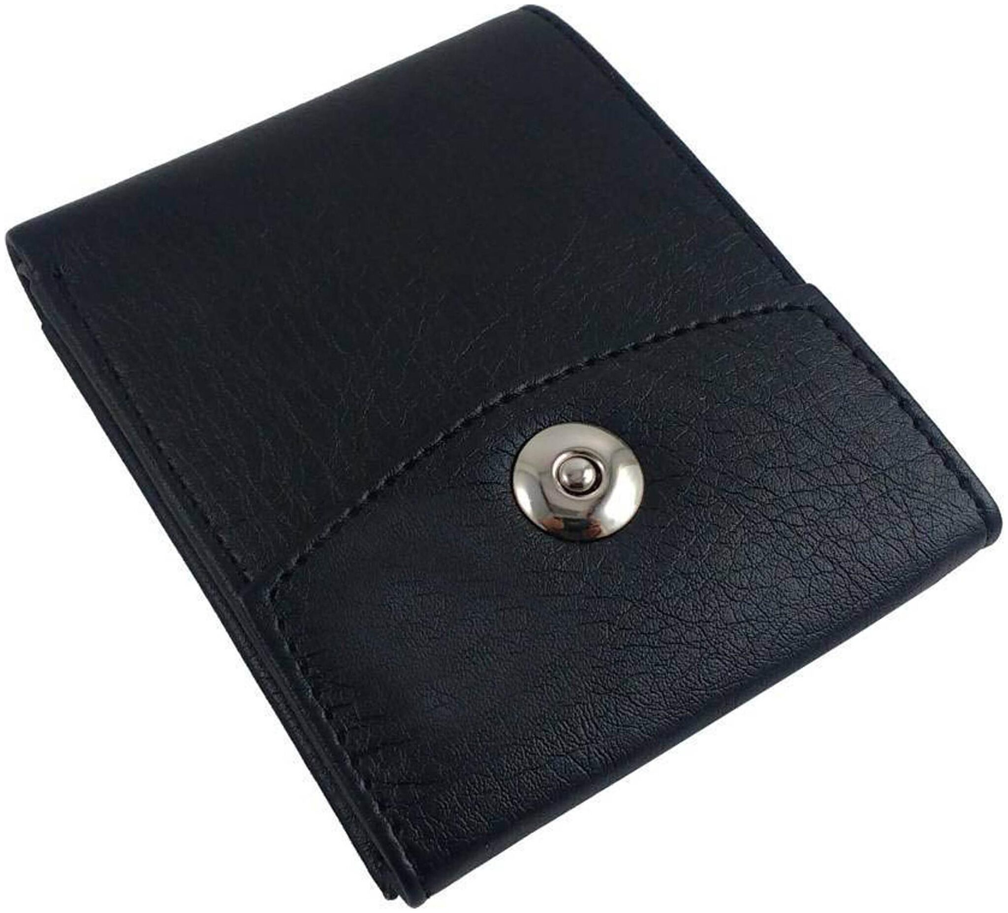 

WILDLAND Men Black Leather Tri Fold Wallet ( Pack of 1 )