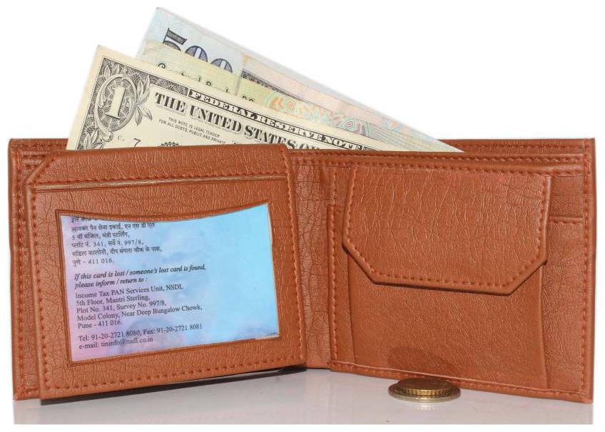 

WILDLAND Men Tan Pu Bi-Fold Wallet ( Pack of 1 )