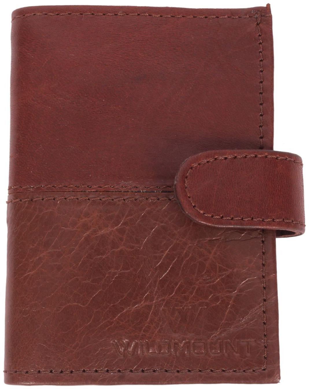 

Wildland Men Brown Genuine Leather Wallet (10 Card Slots)