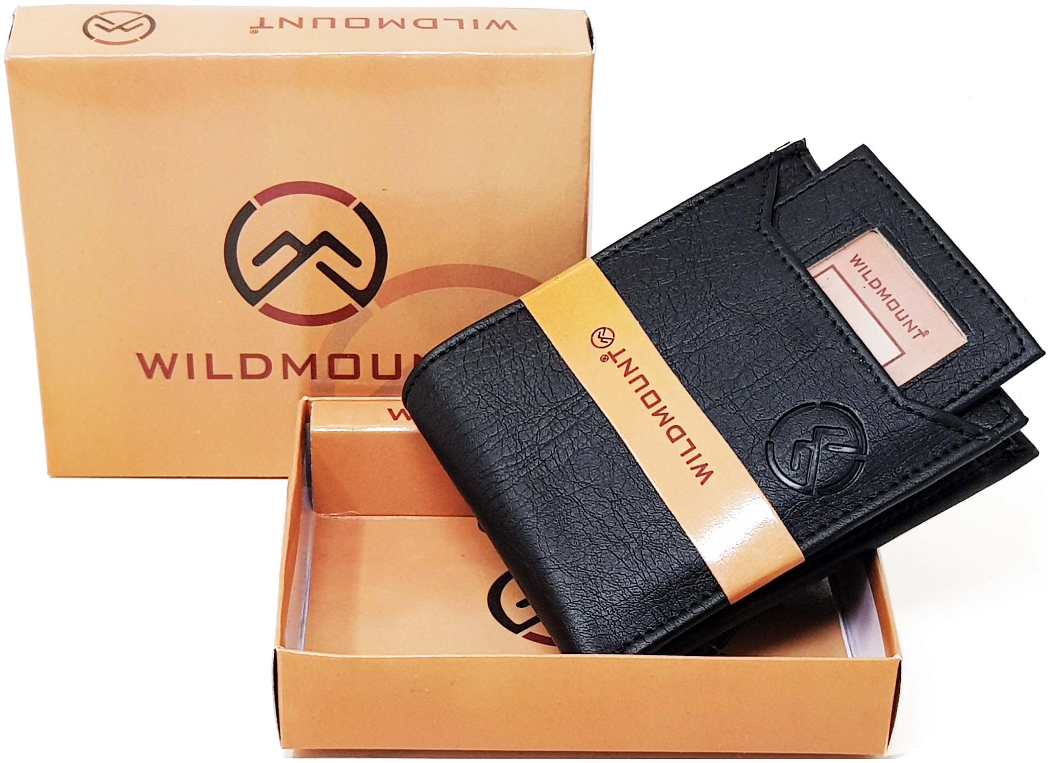 

Wildmount Men Black Artificial Leather Wallet