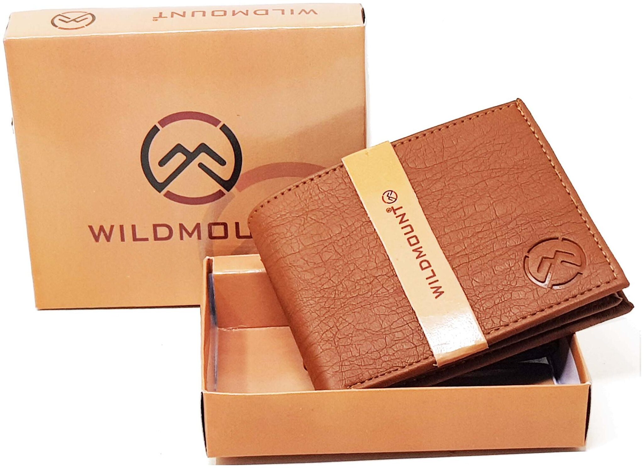 

Wildmount Men Tan Artificial Leather Wallet