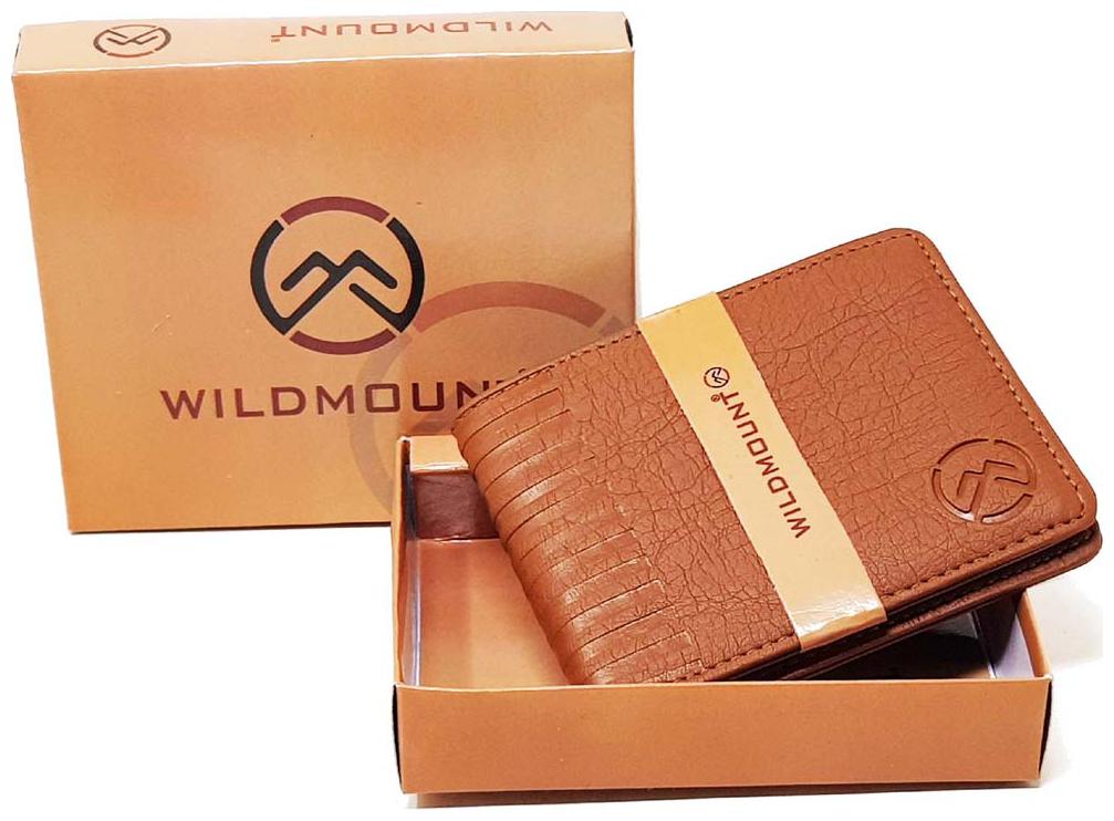 

Wildmount Men Tan Artificial Leather Wallet
