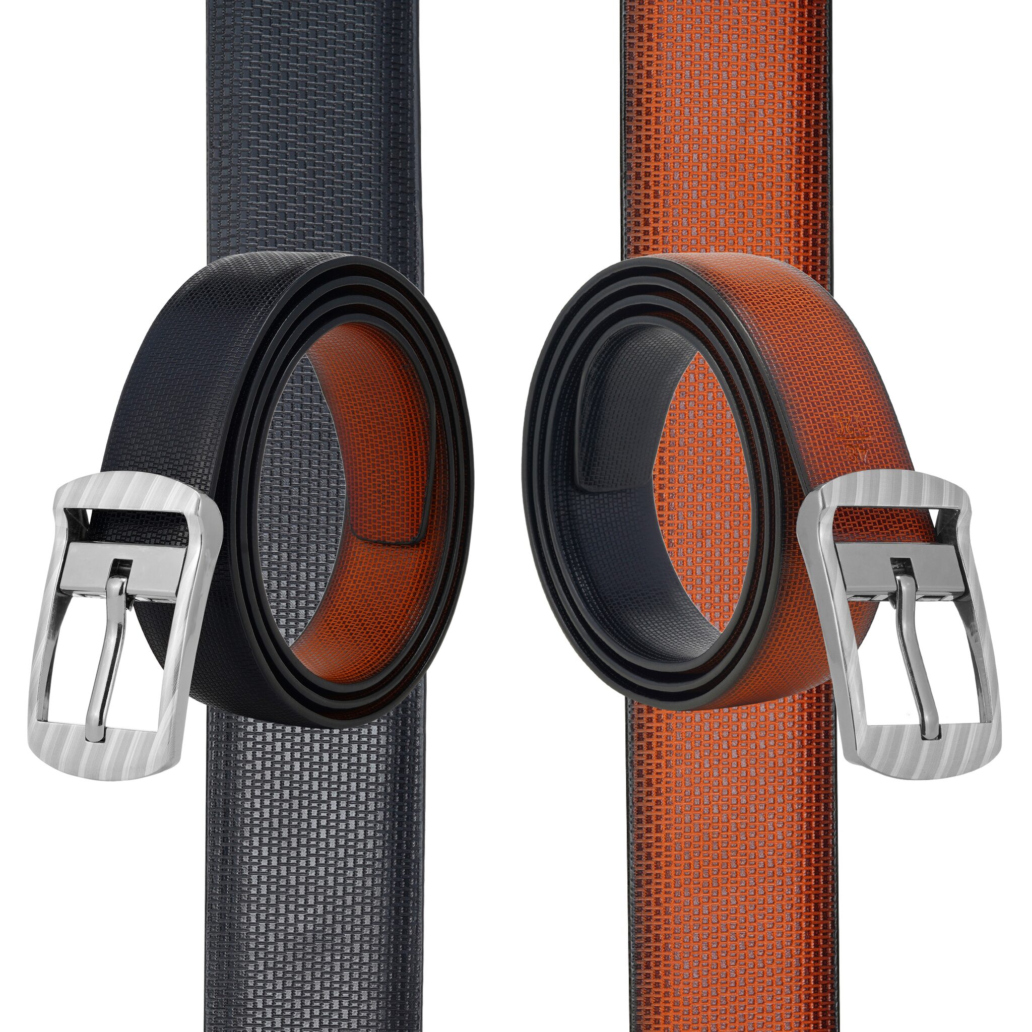 

Winsome Deal Men Black Brown Reversible Synthetic leather Belt (Size 40 Pack of 1 )