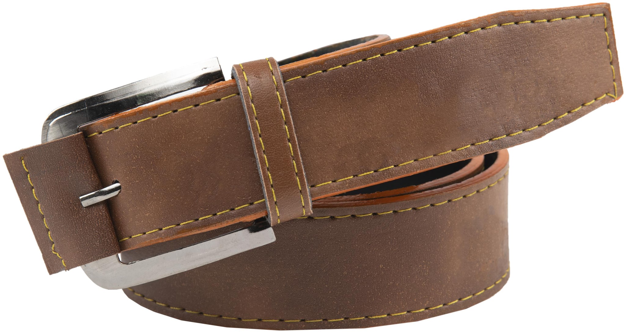 

Winsome Deal Casual Artificial Faux Leather Brown Belt For Men
