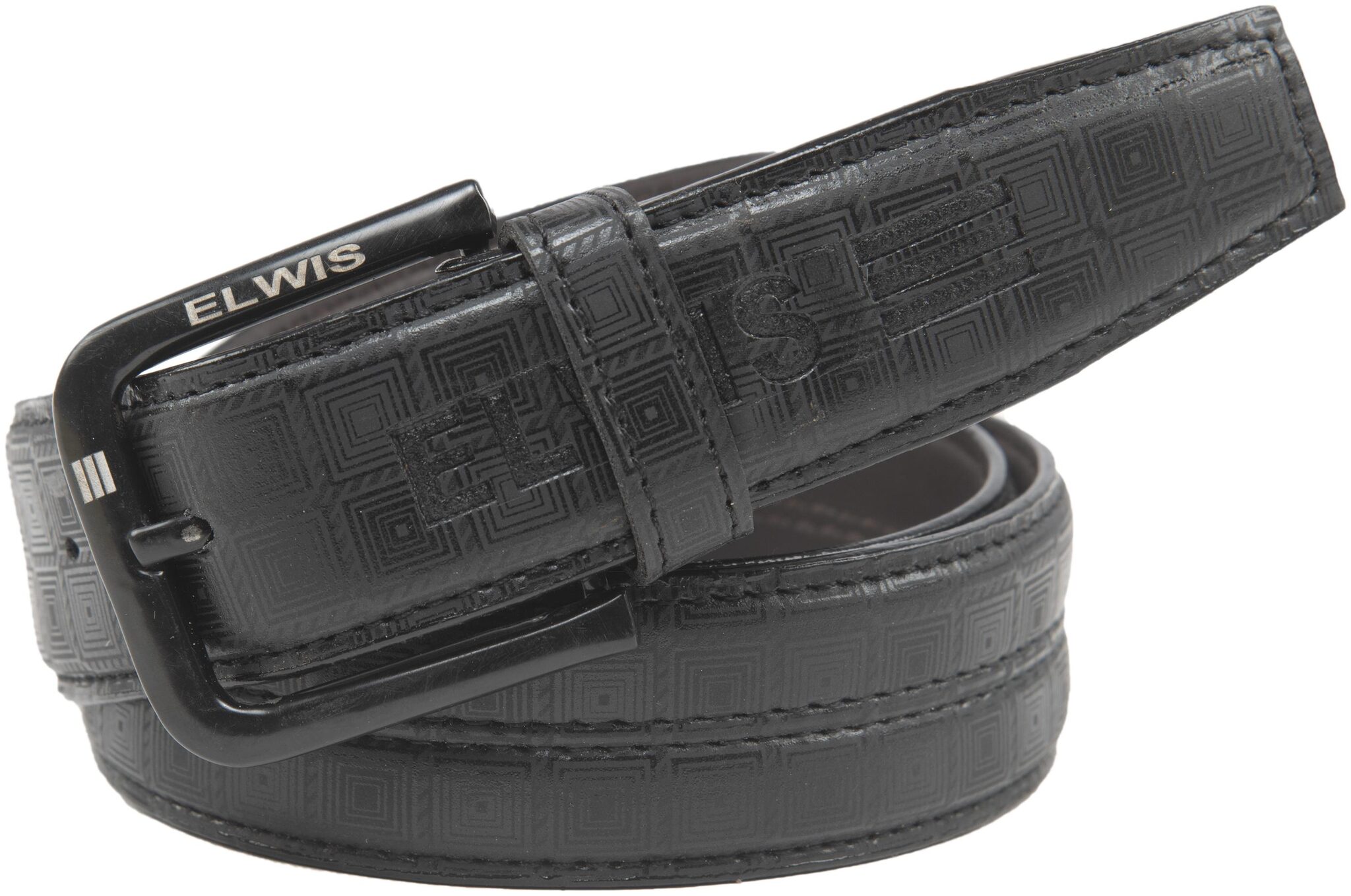 

Winsome Deal Casual Black Faux Leather Belt For Men s