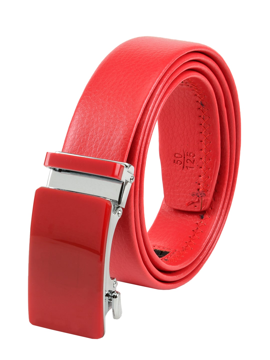 

Winsome Deal Men s Formal Premium Artificial Leather Belt With Auto Lock Buckle