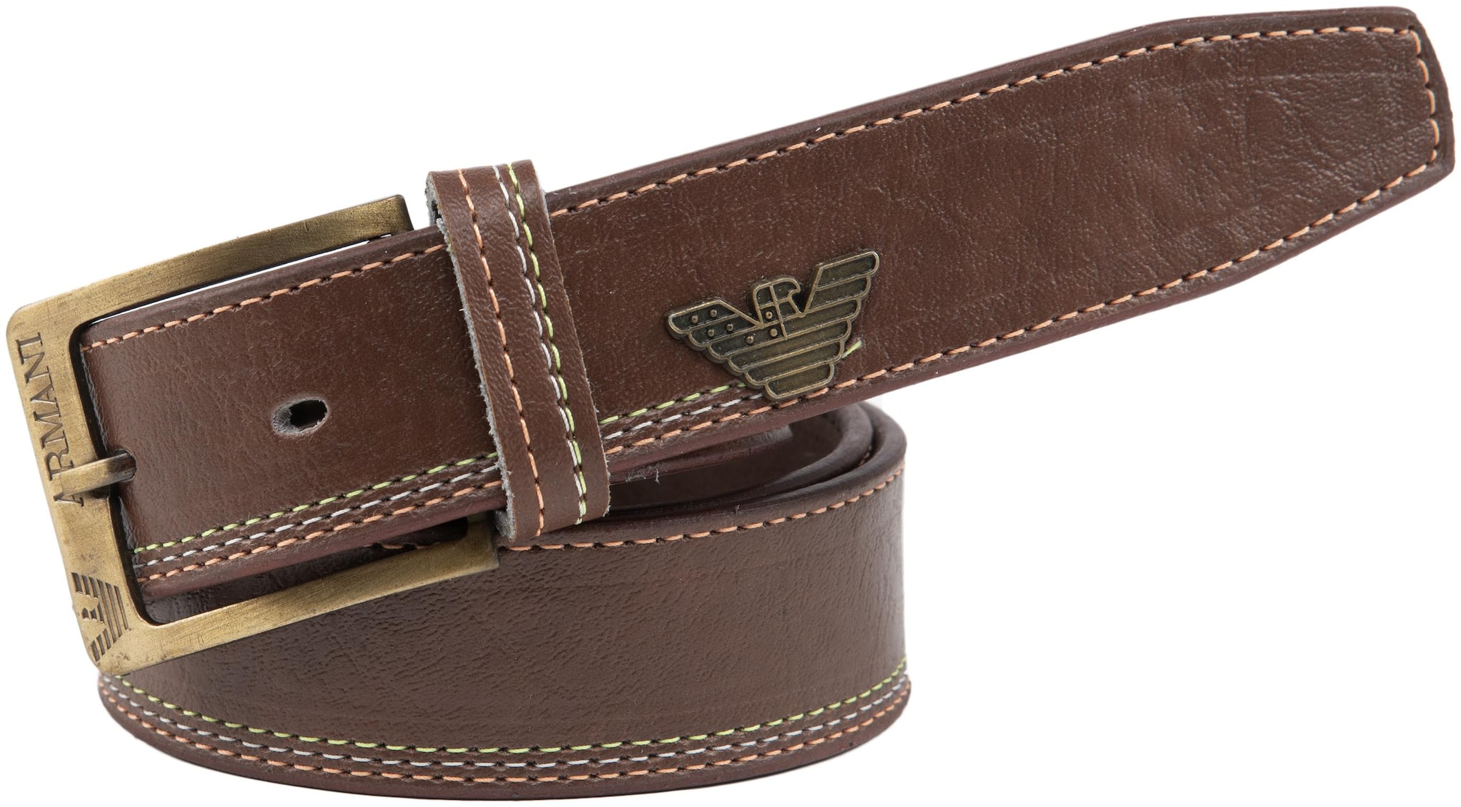 

Winsome Deal Brown Leather Formal Belts For Men