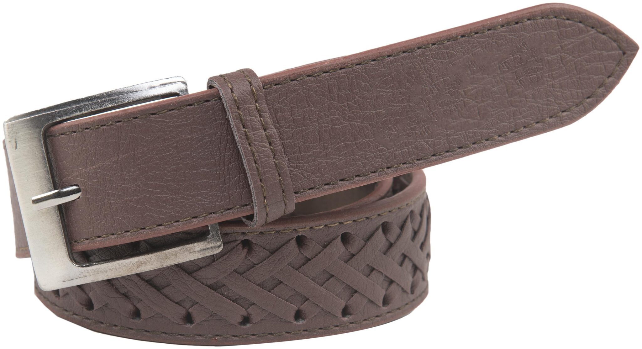 

Winsome Deal Casual Brown Faux Leather Belt For Men s