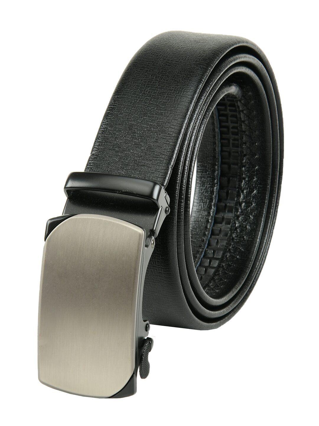 

Winsome Deal Formal Black Premium Quality Artificial Leather belt for Men s with Smooth Auto Lock Buckle
