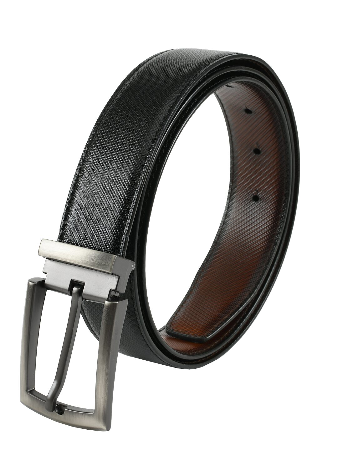 

Winsome Deal Men Black Reversible Synthetic leather Belt (Size 40 Pack of 1 )