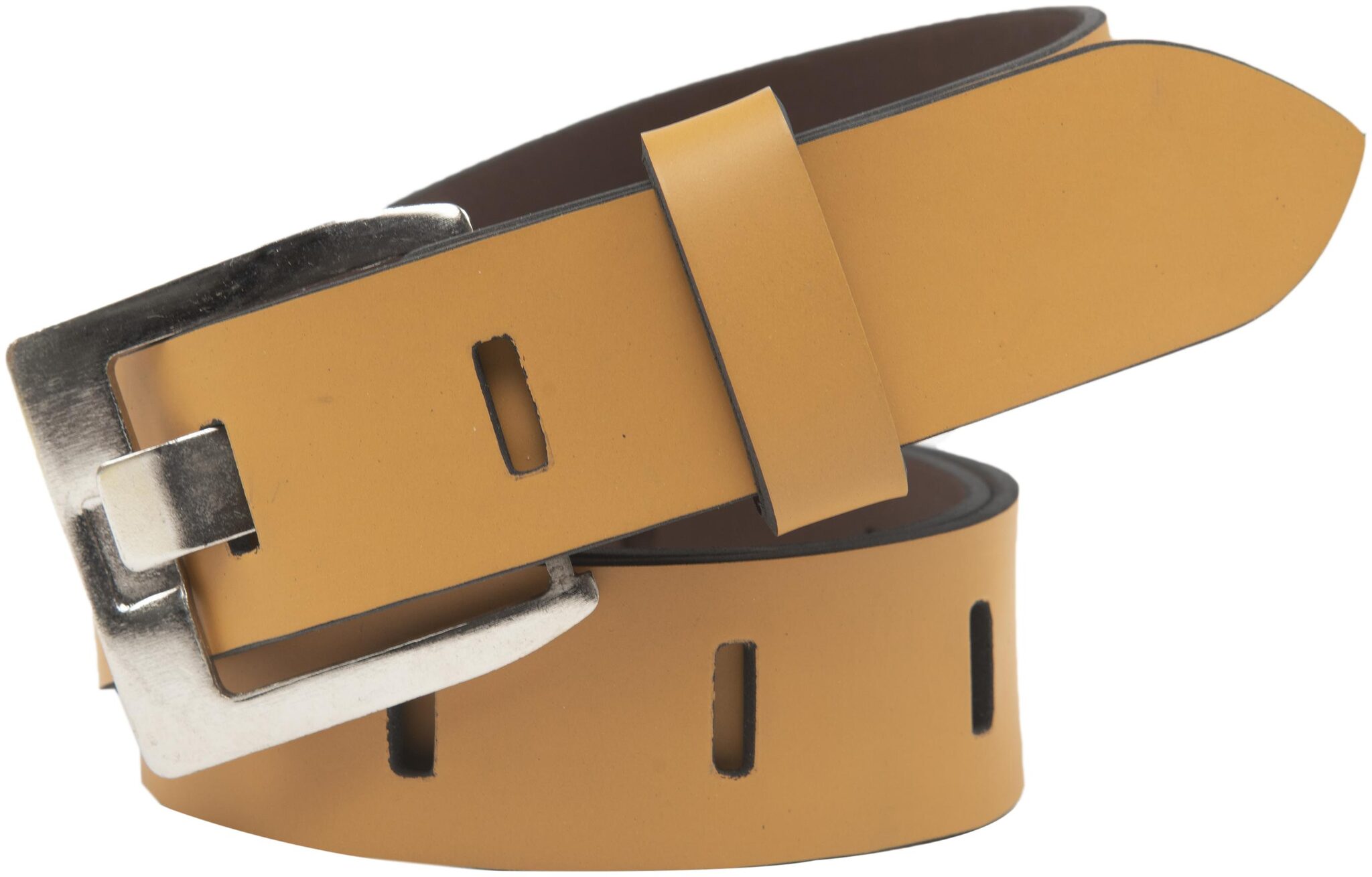 

Winsome Deal Casual Yellow Faux Leather Belt For Men s