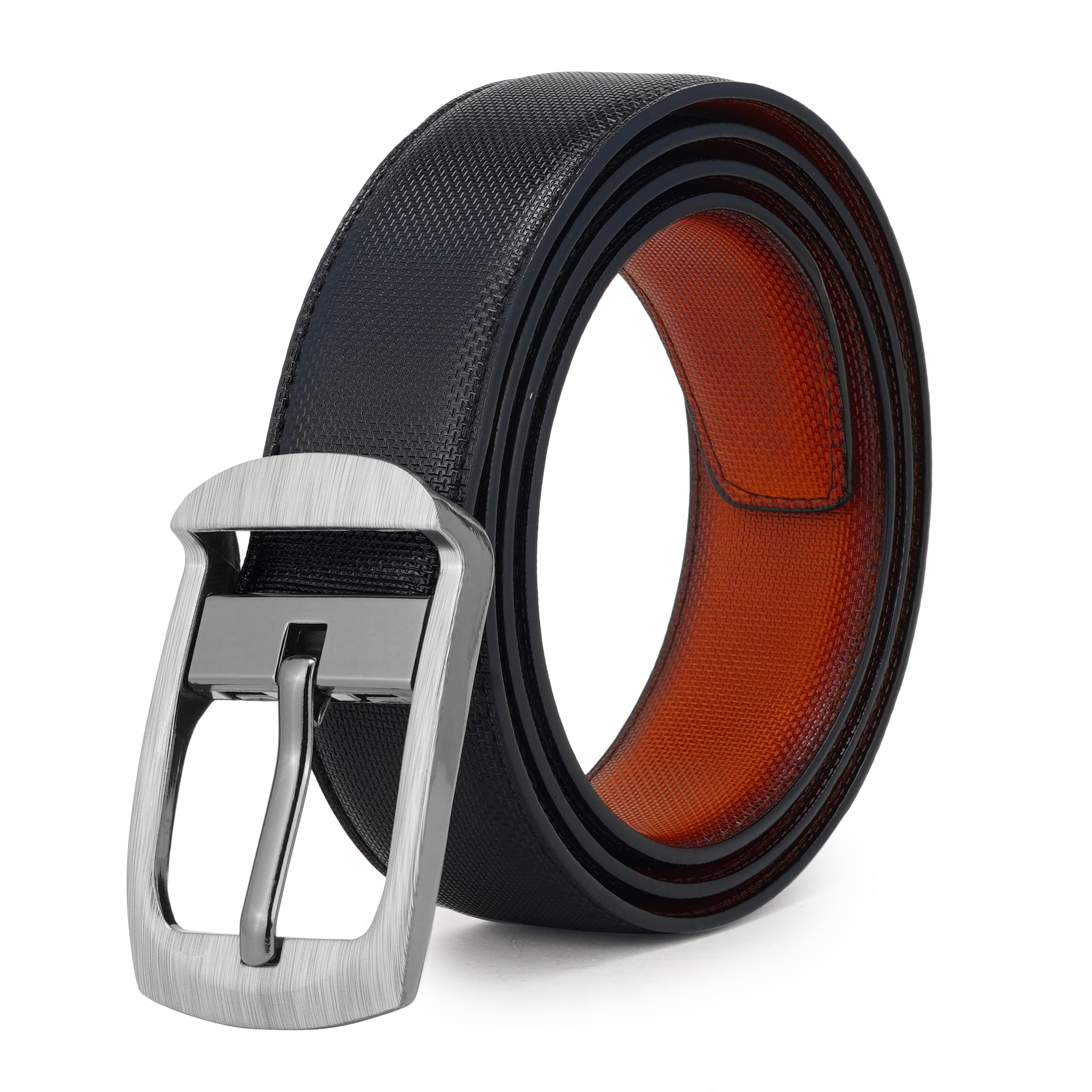 

Winsome Deal Men Black Brown Reversible Synthetic leather Belt (Size 34 Pack of 1 )