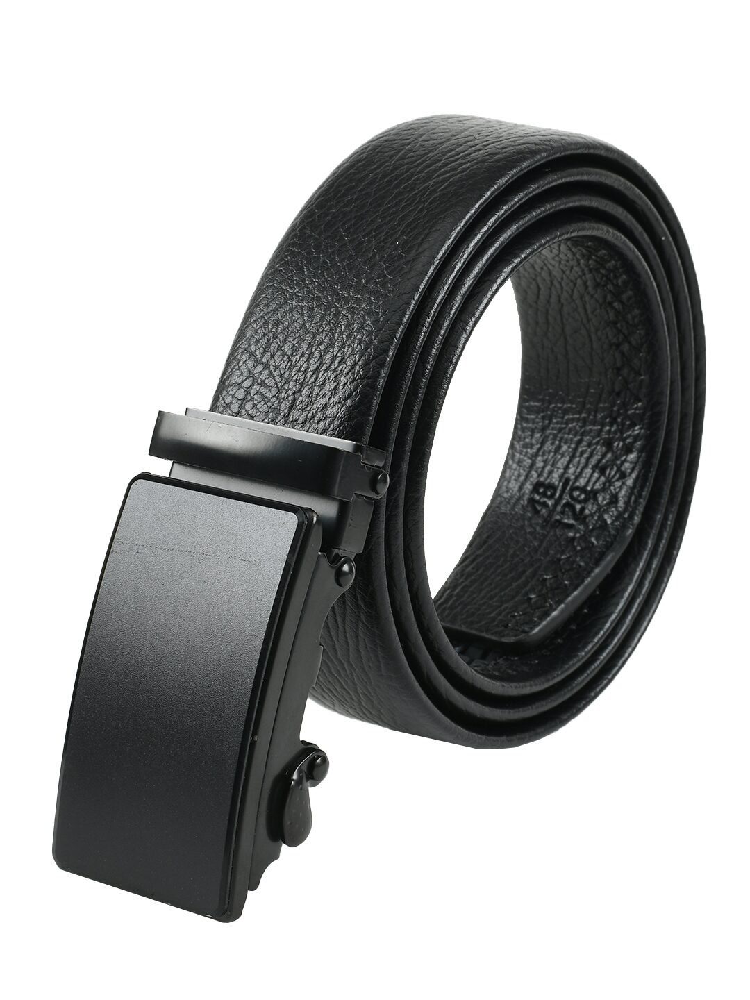 

Winsome Deal Men s Formal Braided Synthetic Leather Black Belt With Auto Lock Bukle