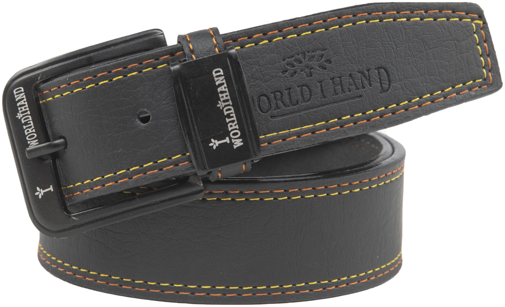 

Winsome Deal Casual Black Faux Leather Belt For Men s