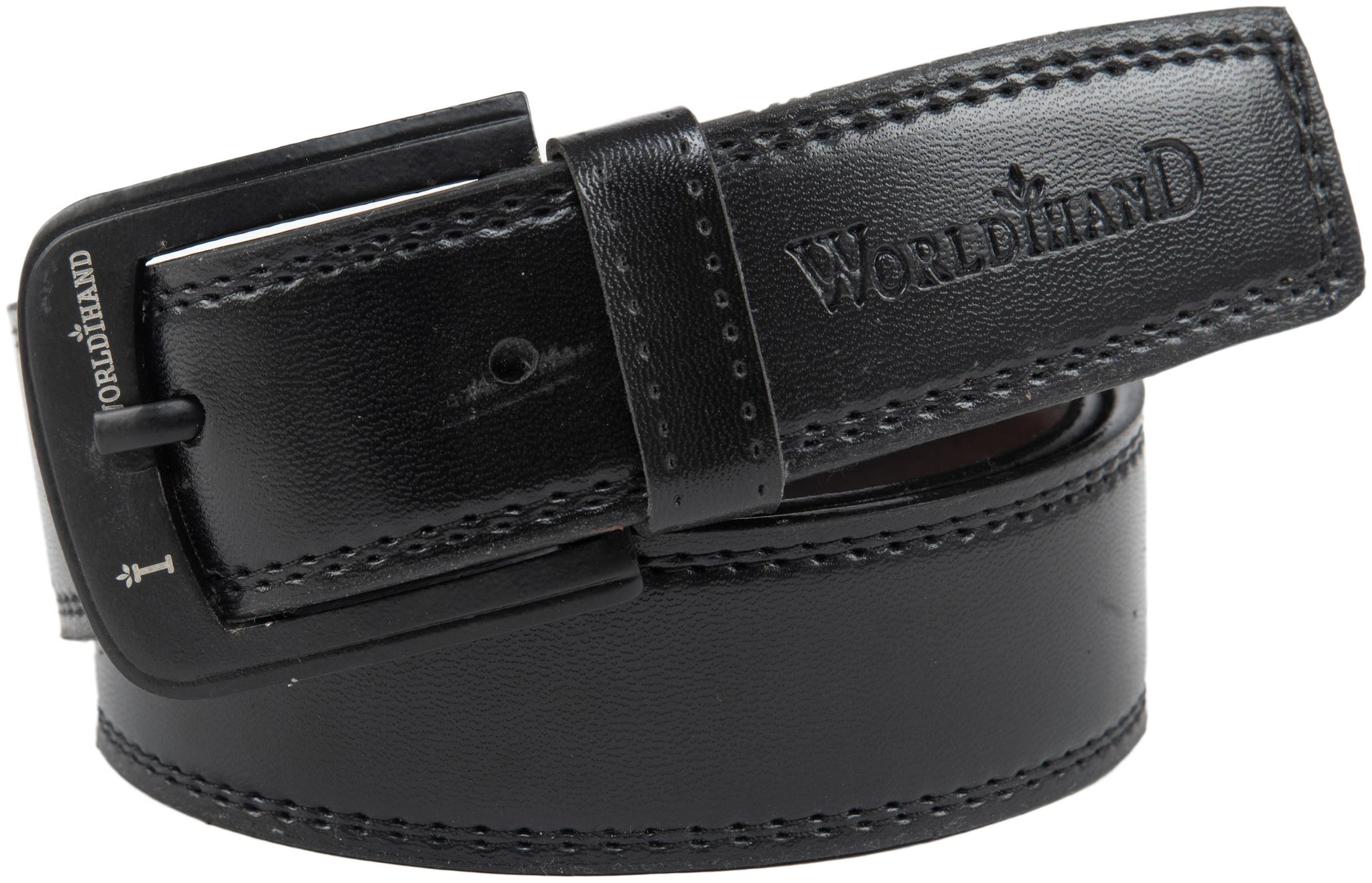 

Winsome Deal Black Leather Formal Belts For Men