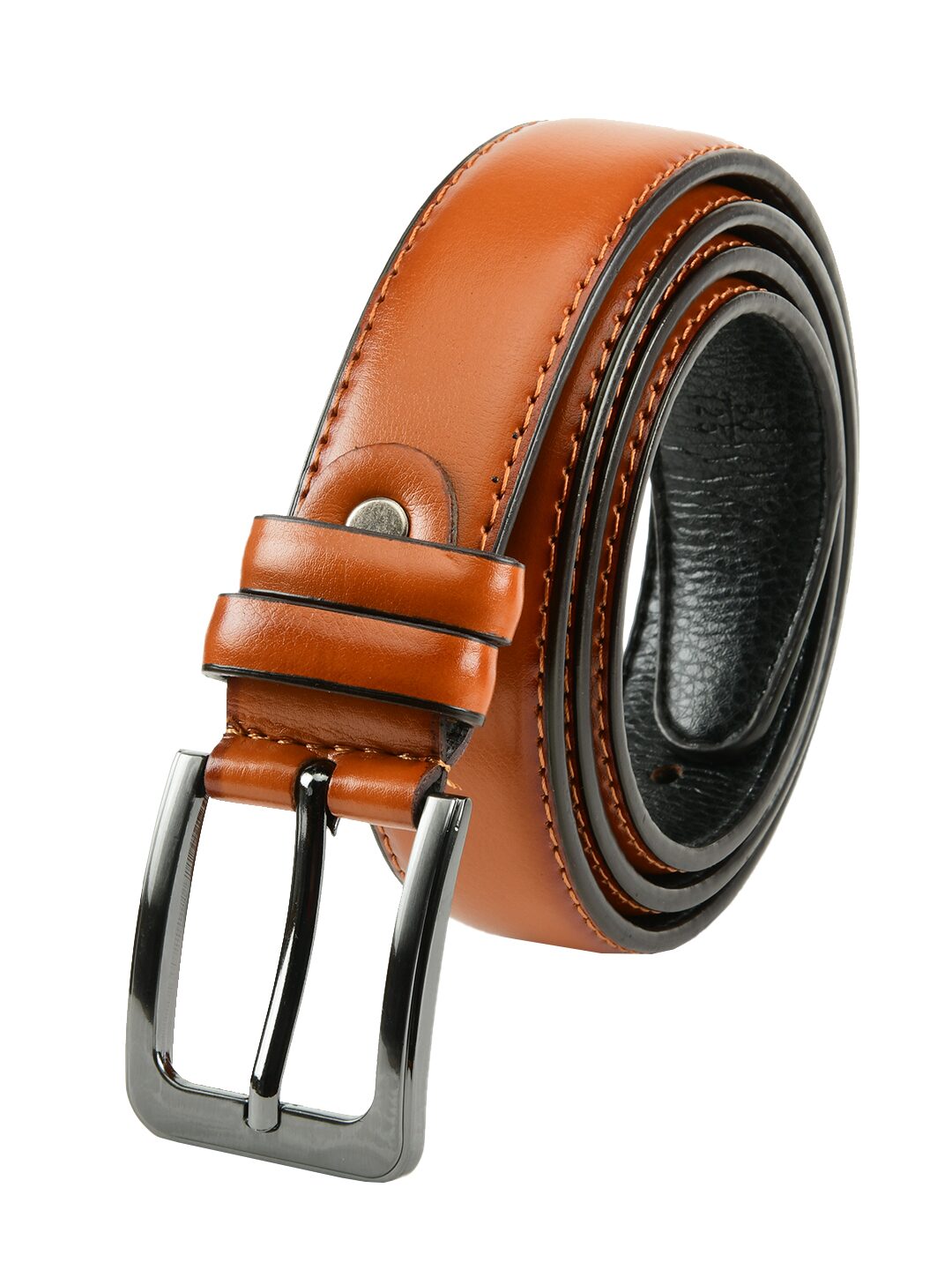 

Winsome Deal Trendy Casual Tan Artificial Leather Pin Buckle Belt for Men s