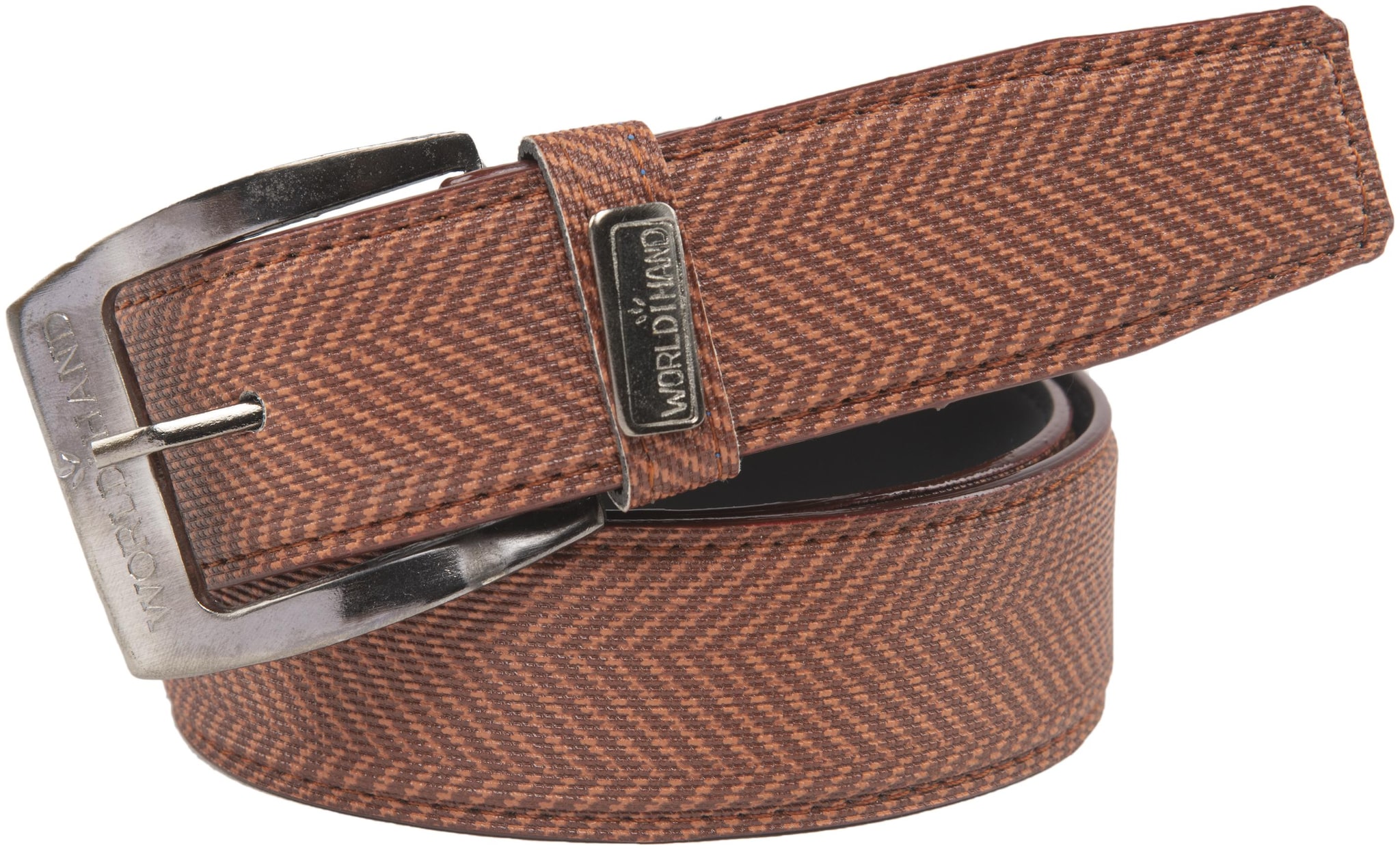 

Winsome Deal Casual Brown Faux Leather Belt For Men s