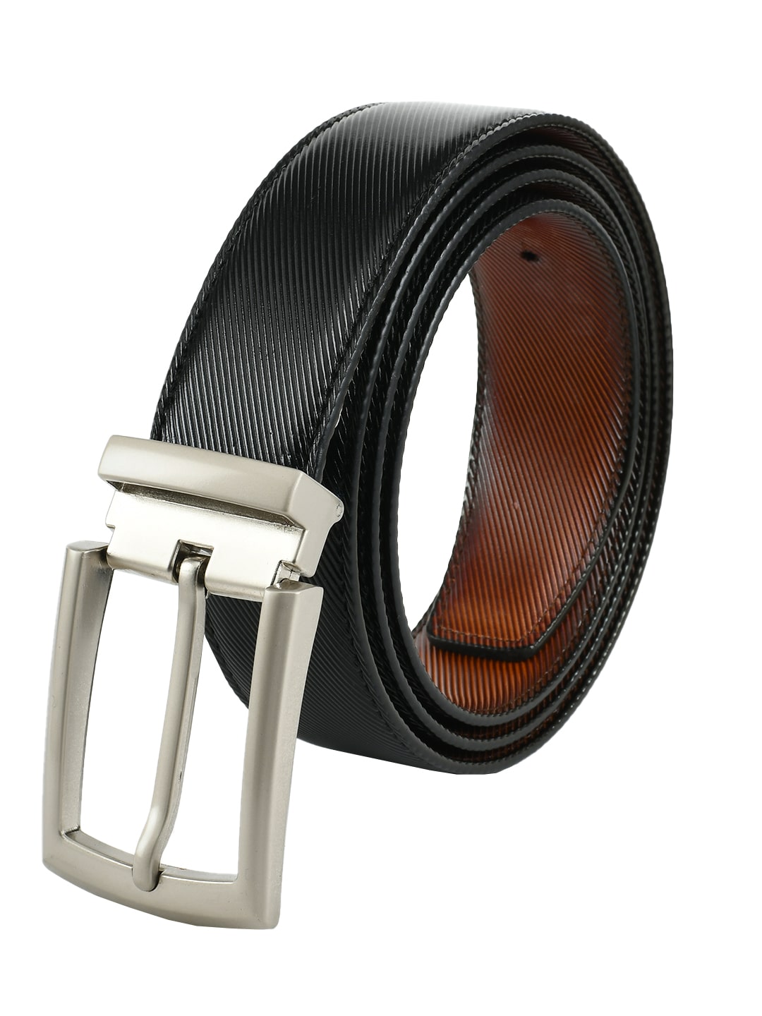 

Winsome Deal Men Black Reversible Synthetic leather Belt (Size 36 Pack of 1 )