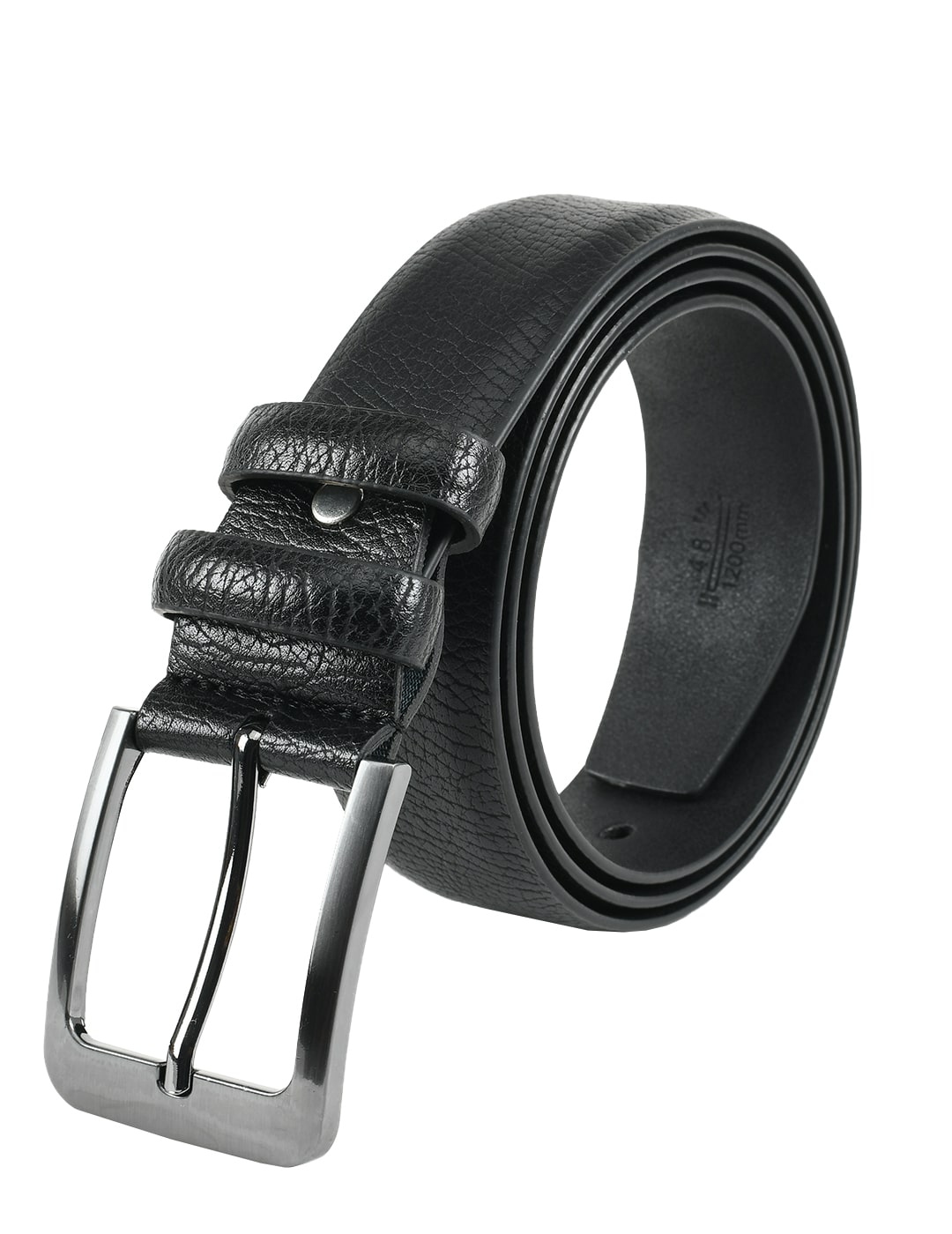 

Winsome Deal Formal Synthetic Leather Black Pin Hole Buckle Belt for Men s