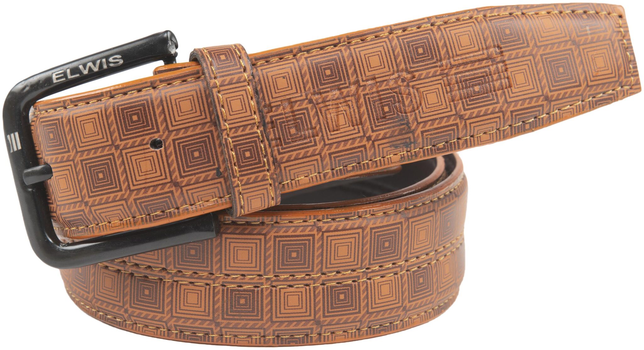 

Winsome Deal Casual Tan Faux Leather Belt For Men s