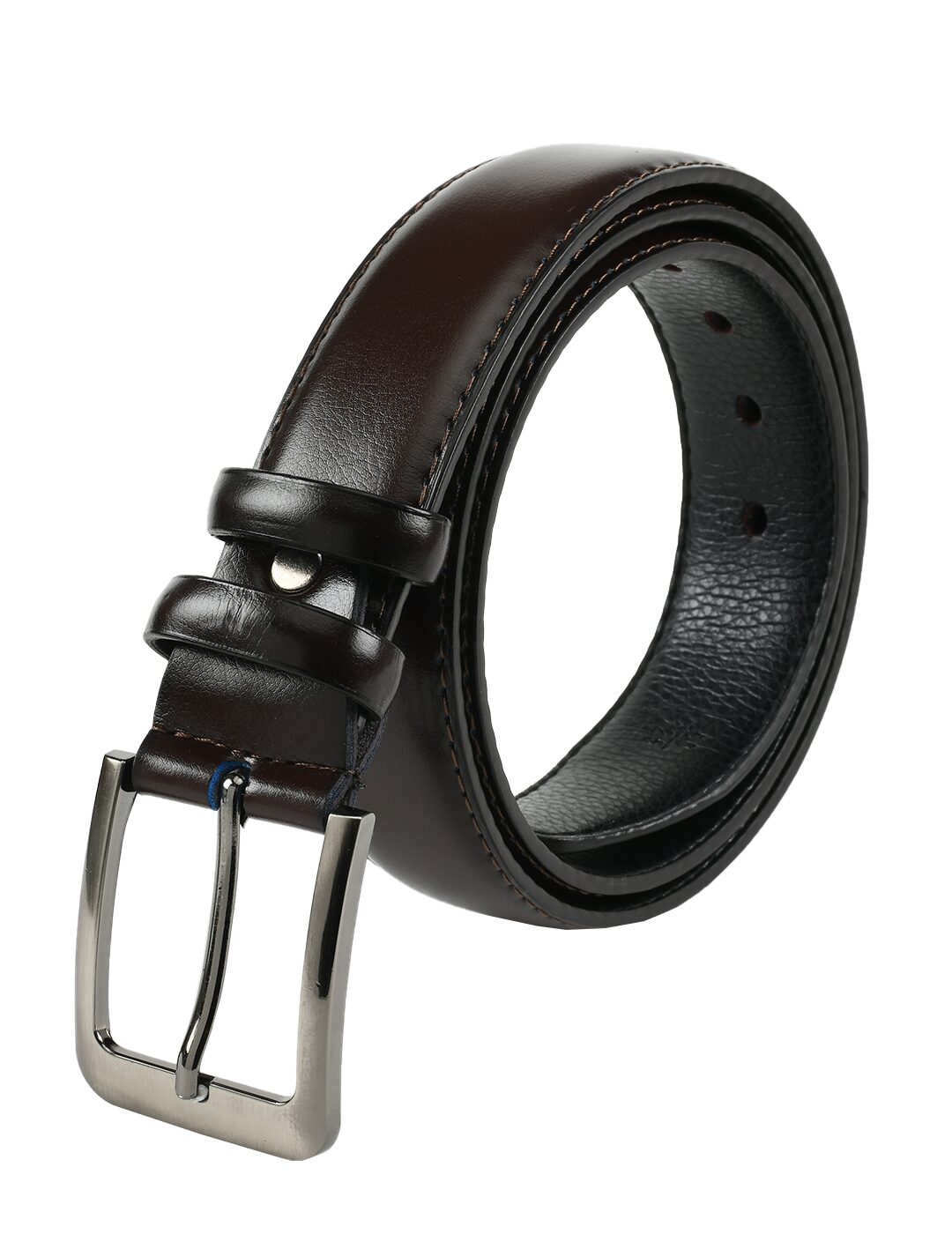 

Winsome Deal Formal Synthetic Leather Brown Pin Hole Buckle Belt for Men s