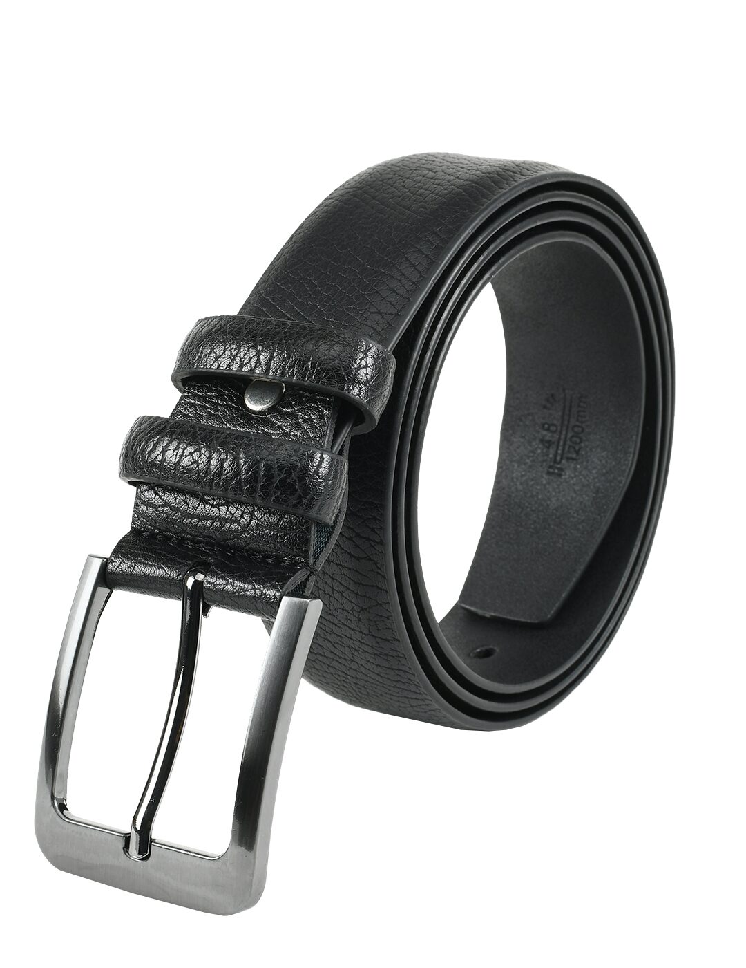 

Winsome Deal Formal Synthetic Leather Black Pin Hole Buckle Belt for Men s