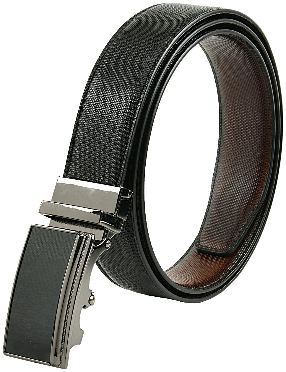 

Winsome Deal Fresh Look Black Premium Quality Artificial Leather belt for Men s with Smooth Auto Lock Buckle