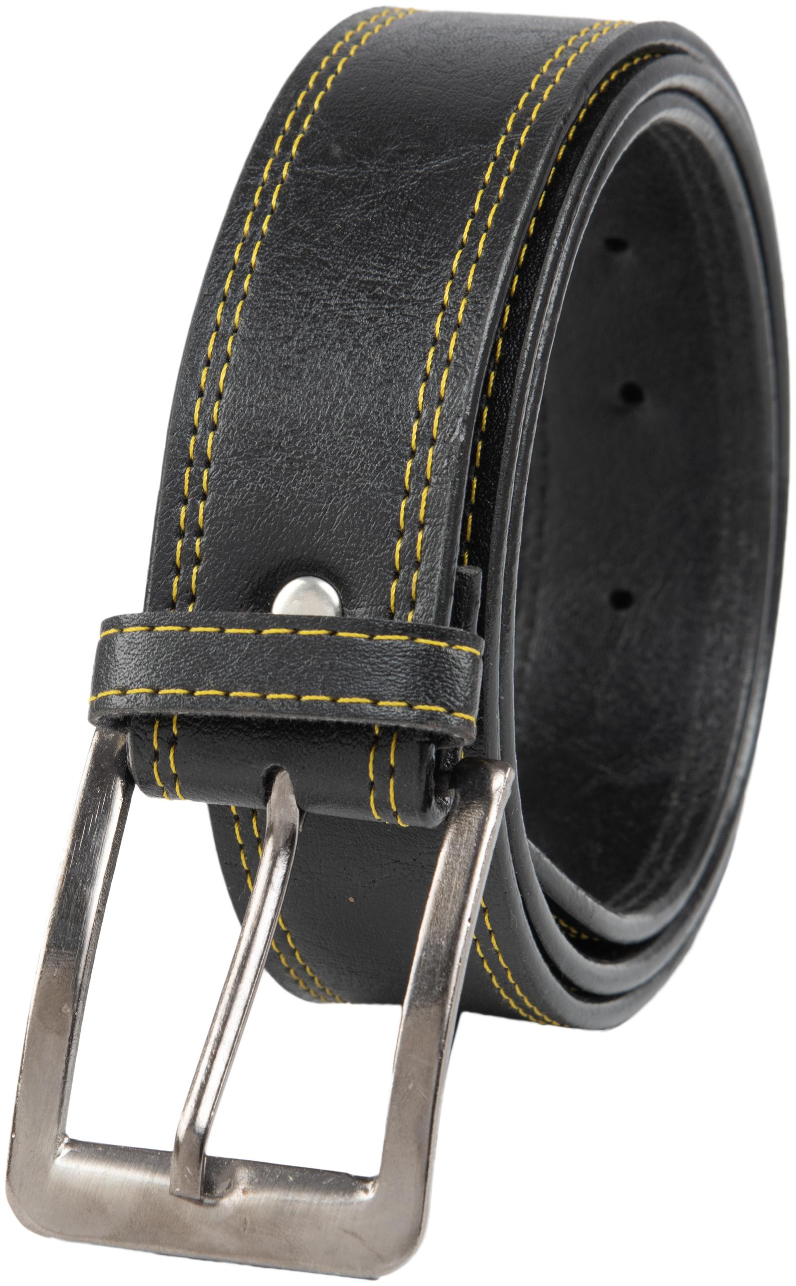 

Winsome Deal Black Leather Formal Belts For Men