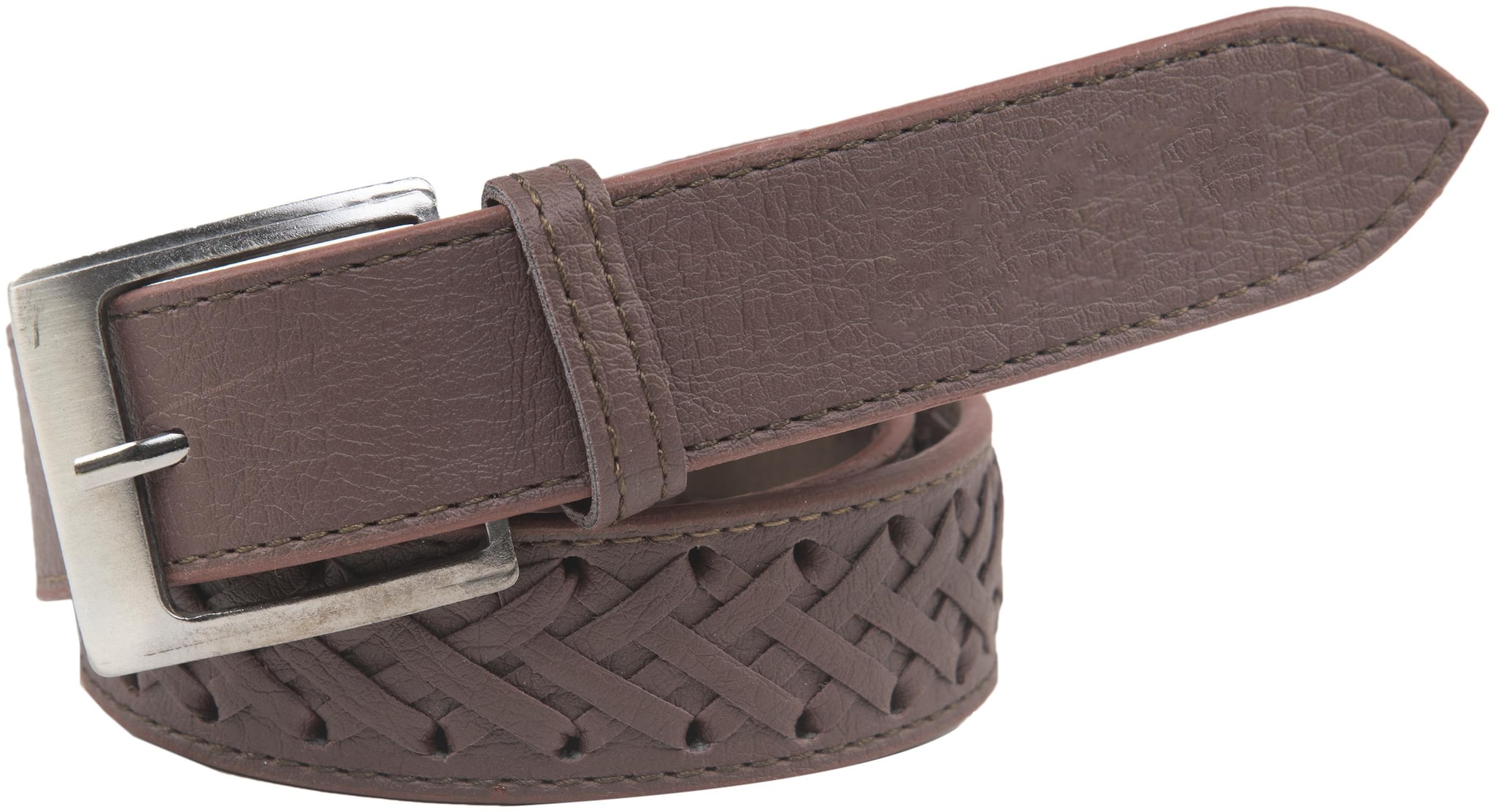 

Winsome Deal Casual Brown Faux Leather Belt For Men s