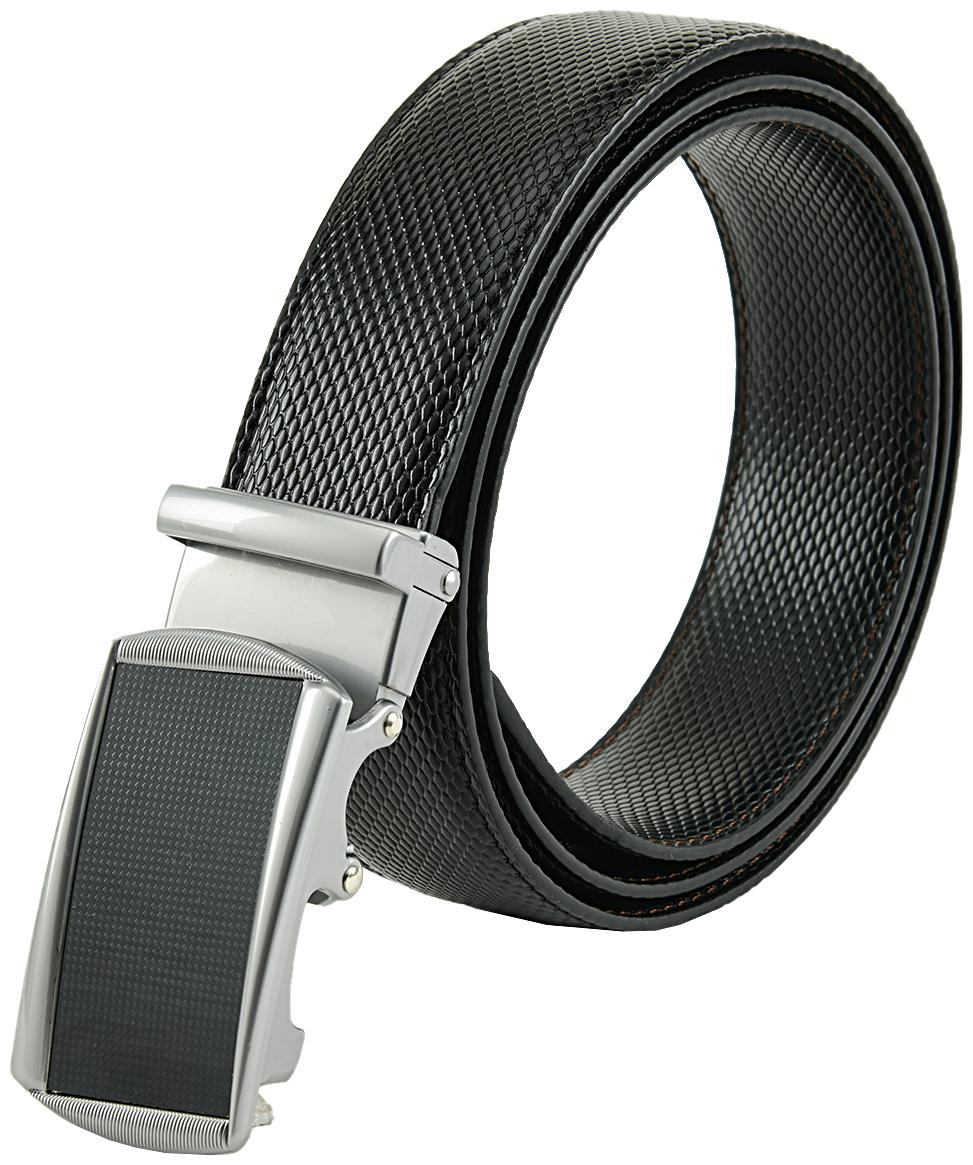 

Winsome Deal Fresh Look Black Premium Quality Artificial Leather belt for Men s with Smooth Auto Lock Buckle