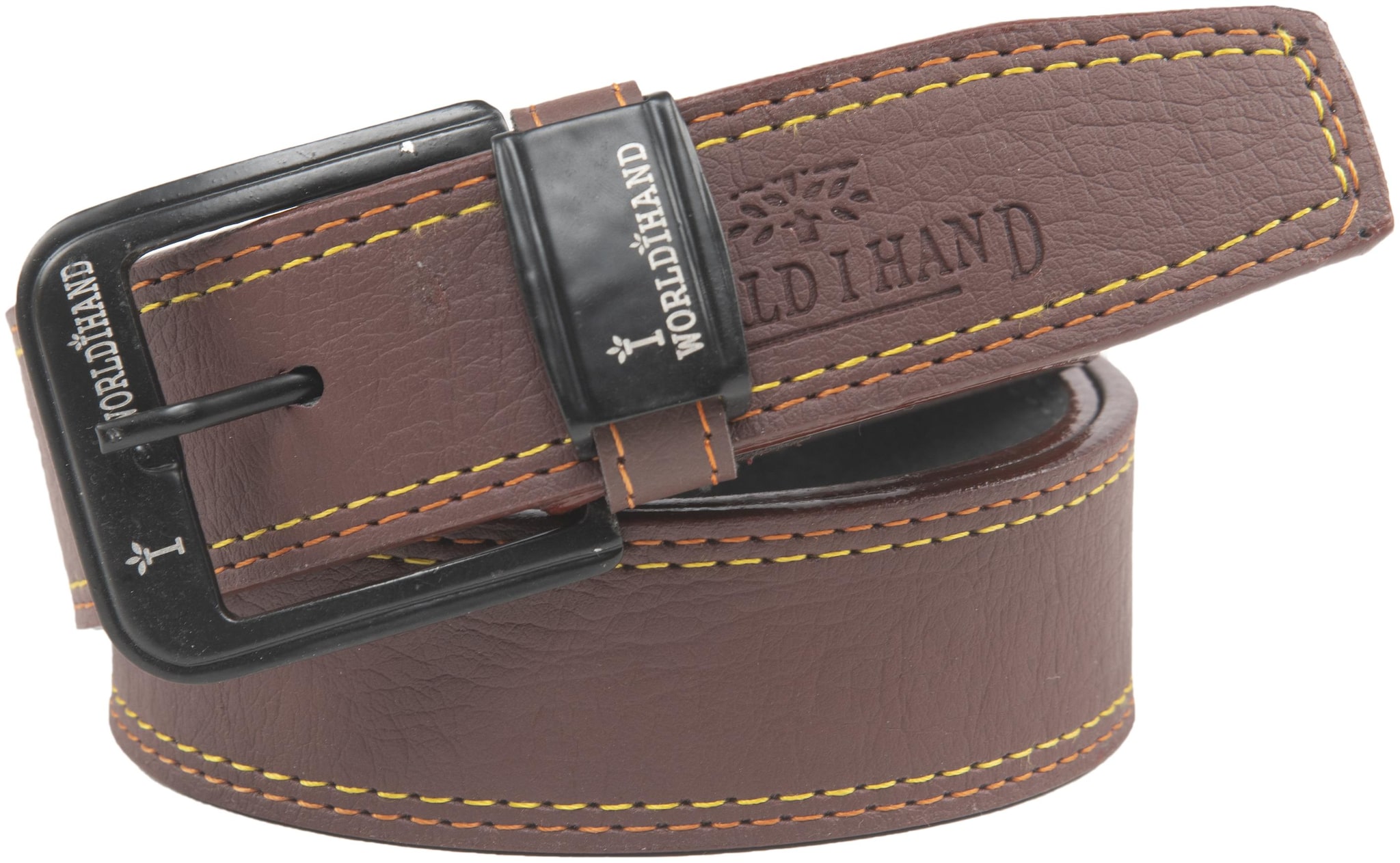 

Winsome Deal Casual Brown Faux Leather Belt For Men s