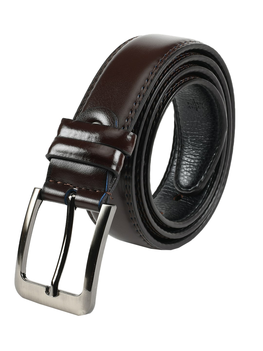 

Winsome Deal Formal Synthetic Leather Brown Pin Hole Buckle Belt for Men s