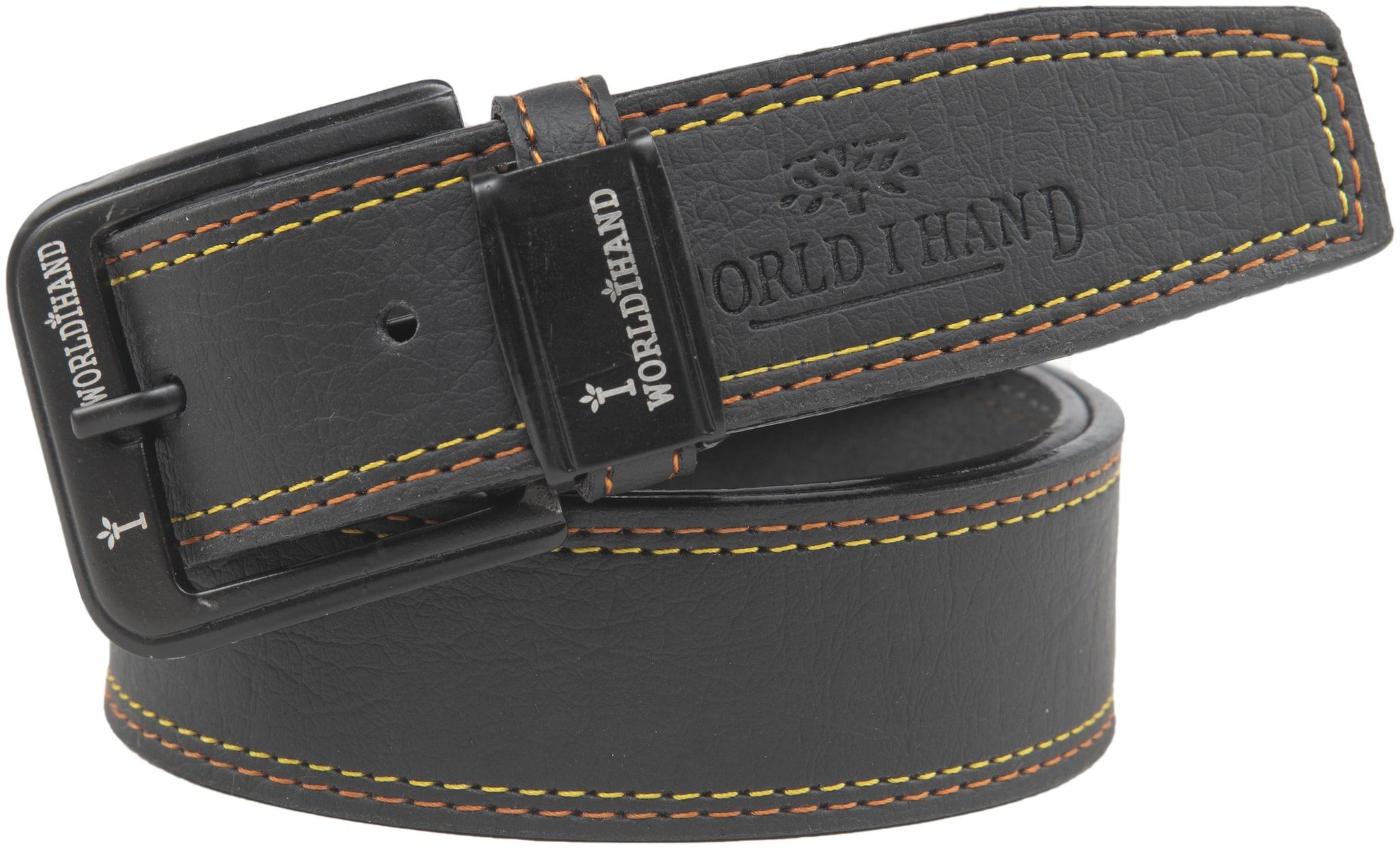 

Winsome Deal Casual Black Faux Leather Belt For Men s