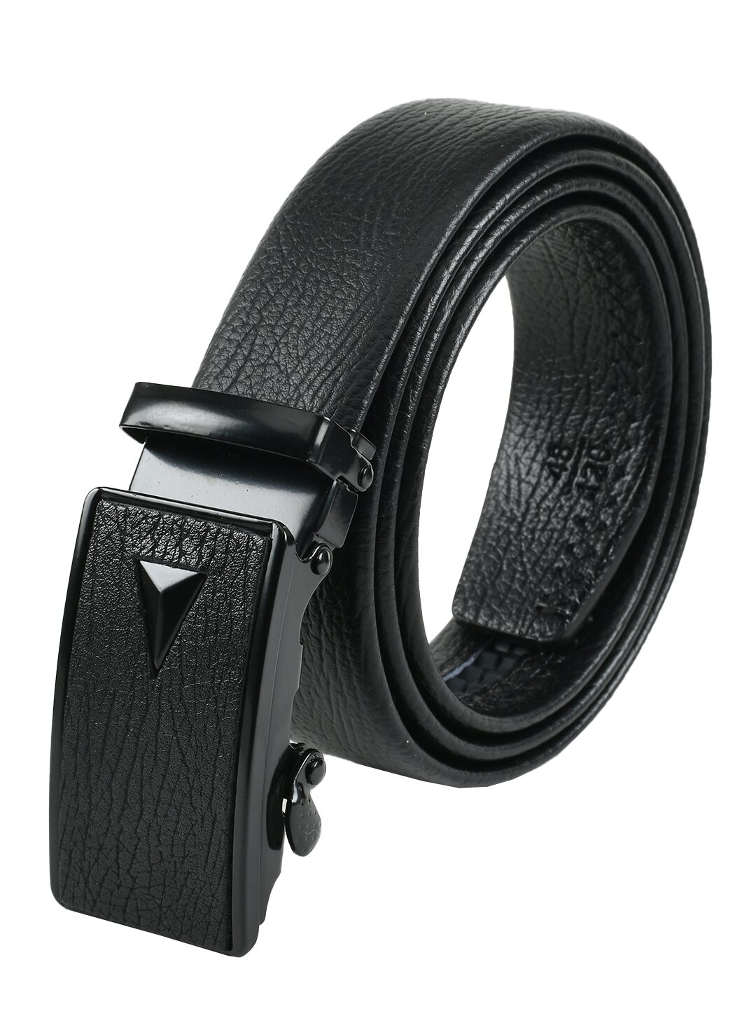 

Winsome Deal Men s Formal Braided Synthetic Leather Black Belt With Auto Lock Bukle
