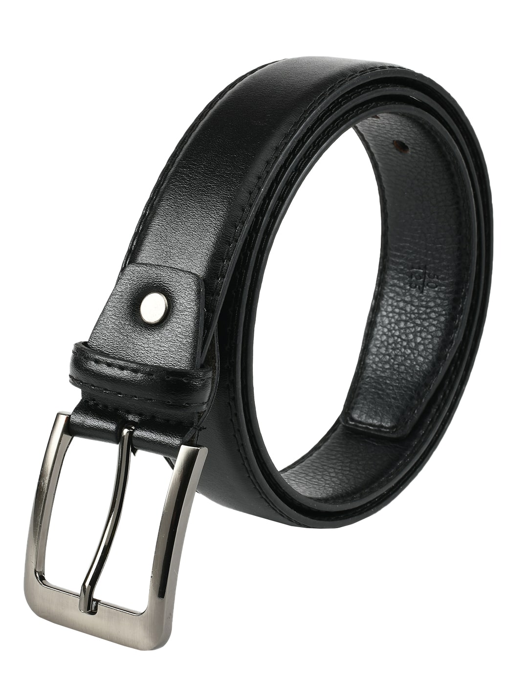

Winsome Deal Formal Synthetic Leather Black Pin Hole Buckle Belt for Men s